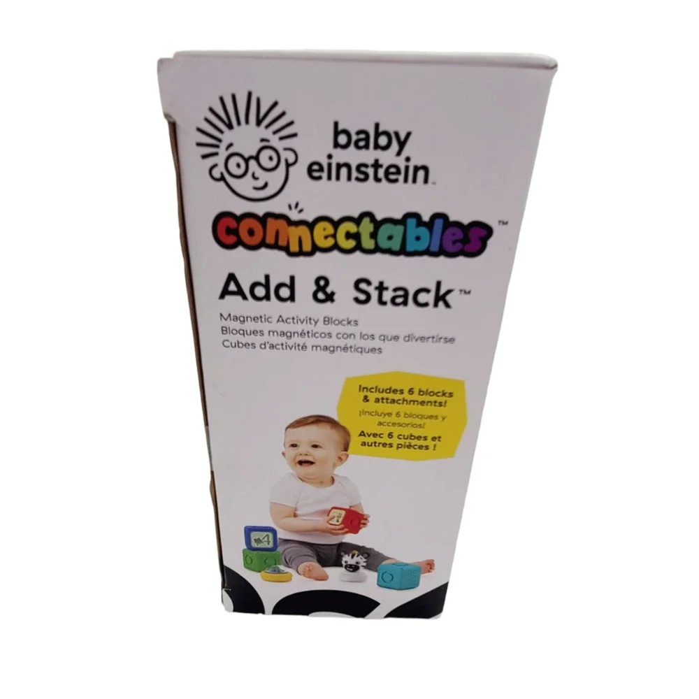 Baby Einstein Connectable Add & Stack -‎ Magnetic Activity Blocks